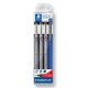 Staedtler 308 S1WP3 marcador 3 pieza(s) Negro, Gris